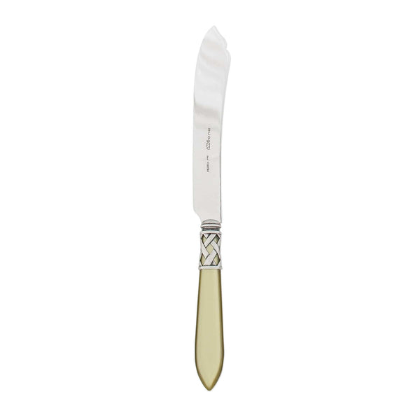 Aladdin Antique Chartreuse Cake Knife by VIETRI