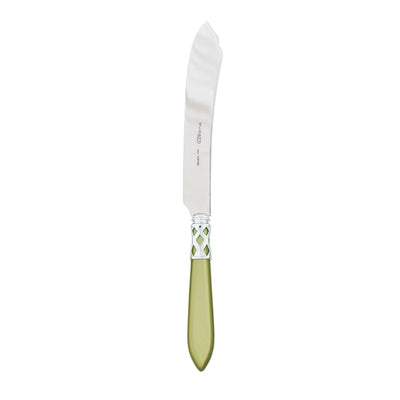 Aladdin Brilliant Chartreuse Cake Knife by VIETRI