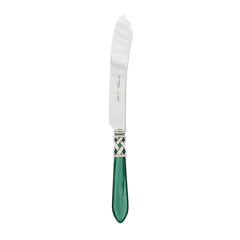 Aladdin Antique Green Cake Knife by VIETRI