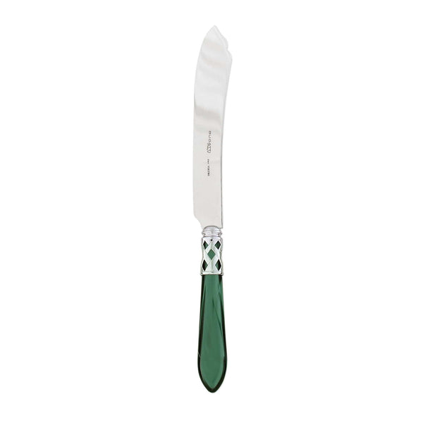 Aladdin Brilliant Green Cake Knife by VIETRI