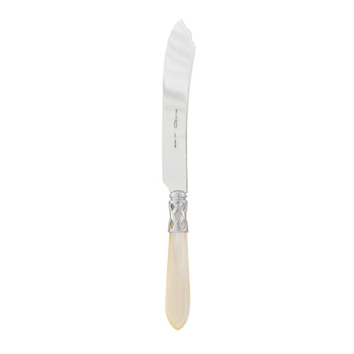 Aladdin Brilliant Ivory Cake Knife by VIETRI