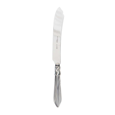 Aladdin Antique Light Gray Cake Knife by VIETRI