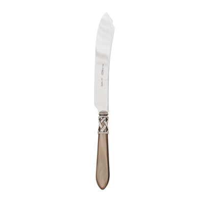 Aladdin Antique Taupe Cake Knife by VIETRI