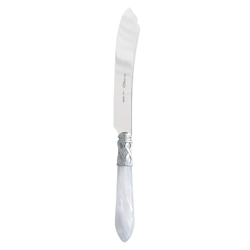 Aladdin Brilliant White Cake Knife by VIETRI