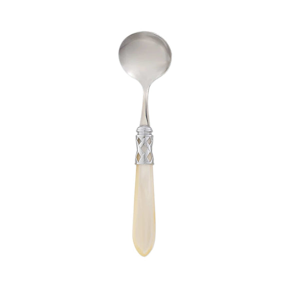 Aladdin Brilliant Ivory Sauce Ladle by VIETRI