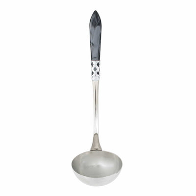 Aladdin Brilliant Charcoal Soup Ladle by VIETRI