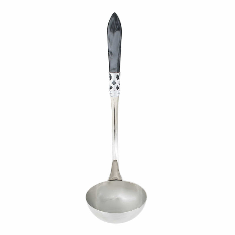 Aladdin Brilliant Charcoal Soup Ladle by VIETRI