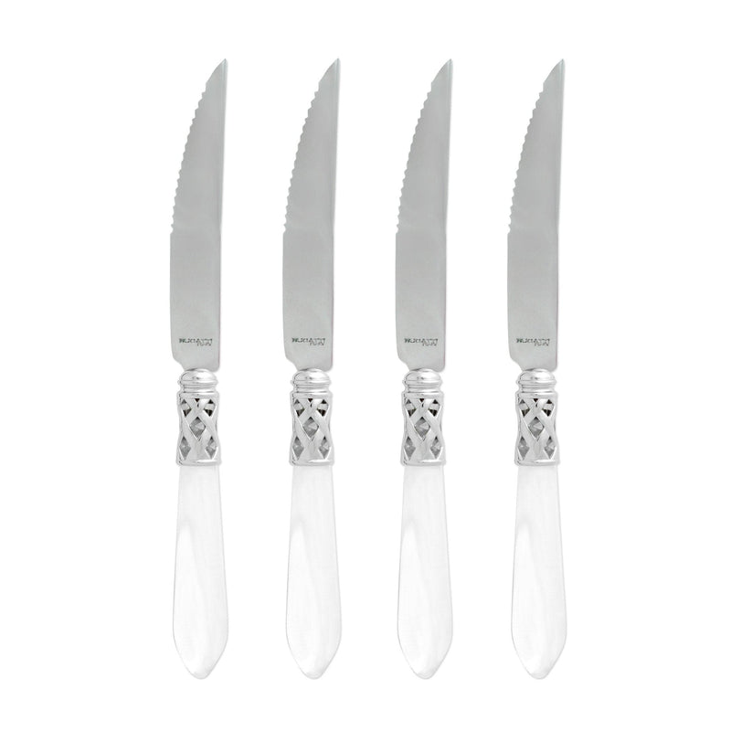 Aladdin Brilliant Clear Steak Knives by VIETRI