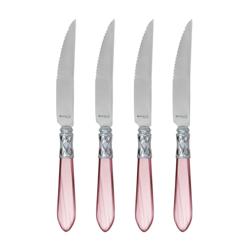 Aladdin Brilliant Lilac Steak Knives by VIETRI