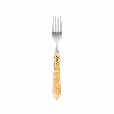 Aladdin Brilliant Gold Fleck Salad Fork by VIETRI