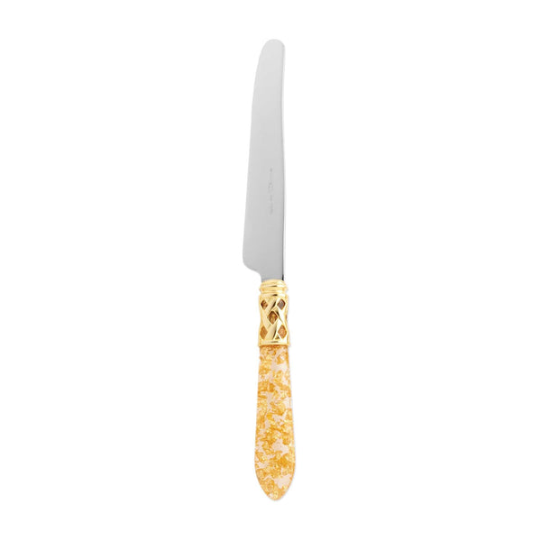 Aladdin Brilliant Gold Fleck Place Knife by VIETRI