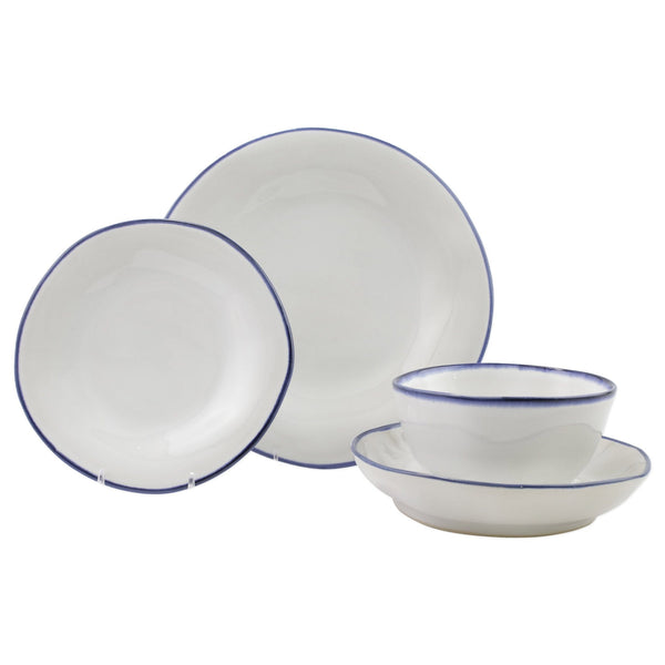 Aurora Edge Four-Piece Place Setting by VIETRI