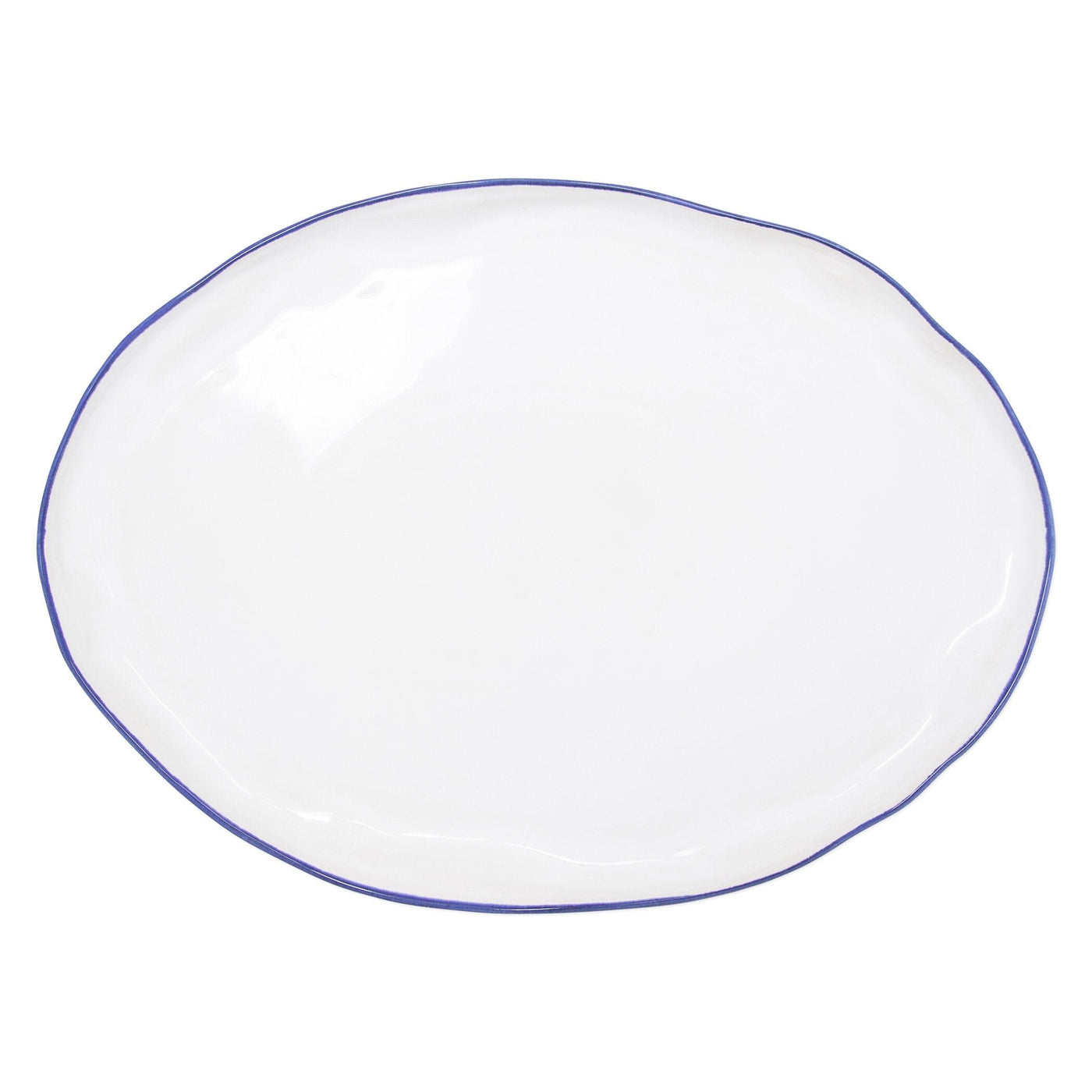 Aurora Edge Large Oval Platter by VIETRI