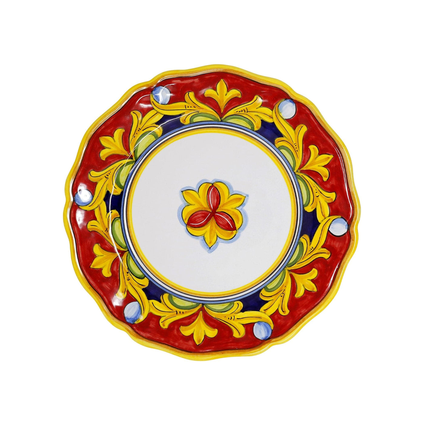 Red Umbria Dinner Plate by VIETRI