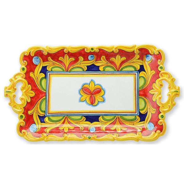 Red Umbria Rectangular Platter