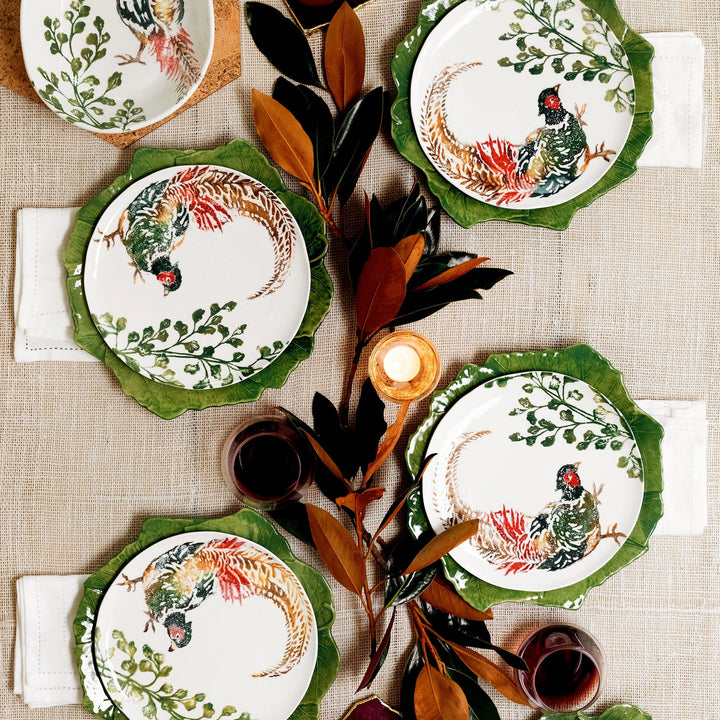 Fauna Pheasants Salad Plate