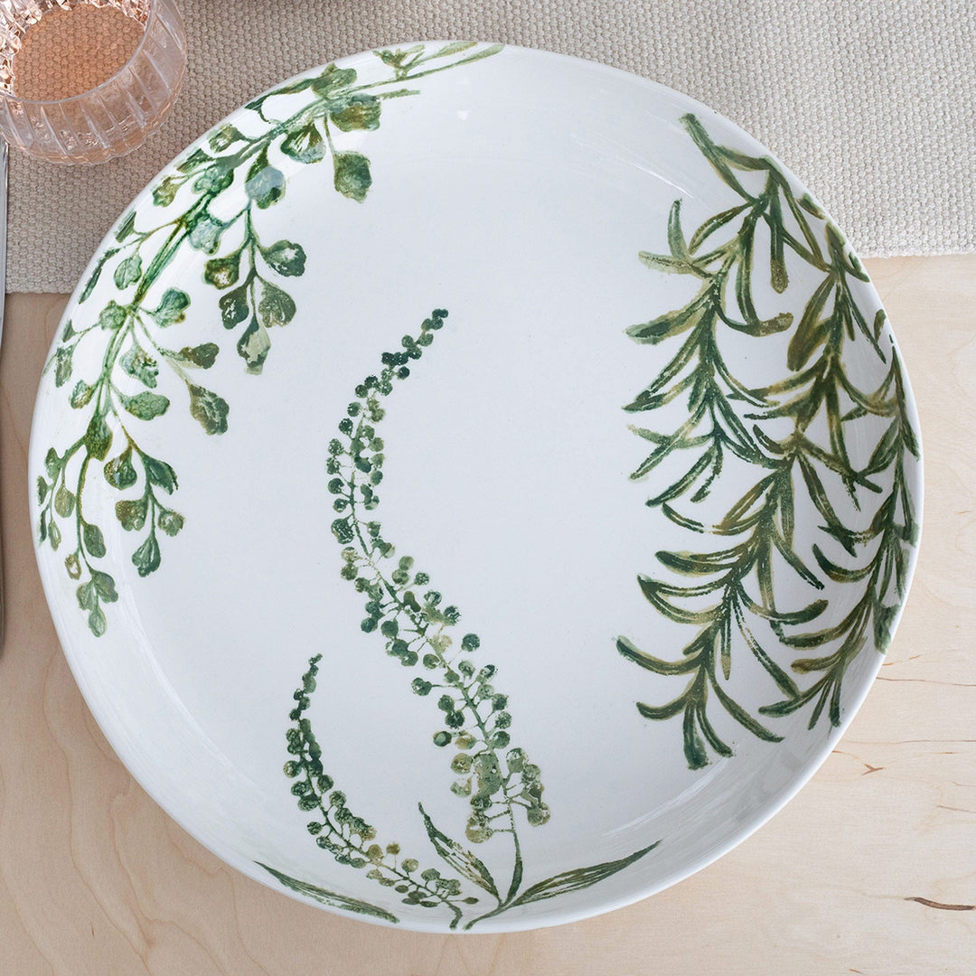 Fauna Flora Shallow Serving Bowl