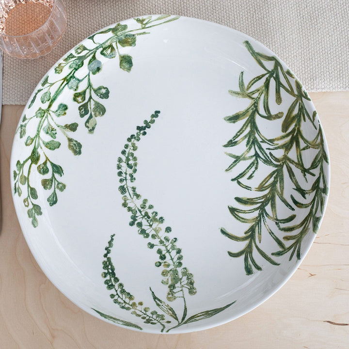 Fauna Flora Shallow Serving Bowl