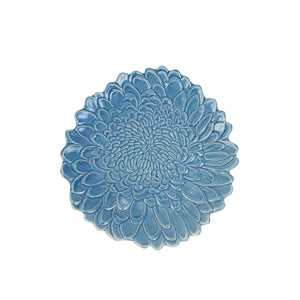 Fiori di Campo Blue Chrysanthemum Salad Plate