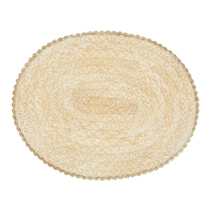 Florentine Straw Accessories Natural Oval Placemats - Set of 4