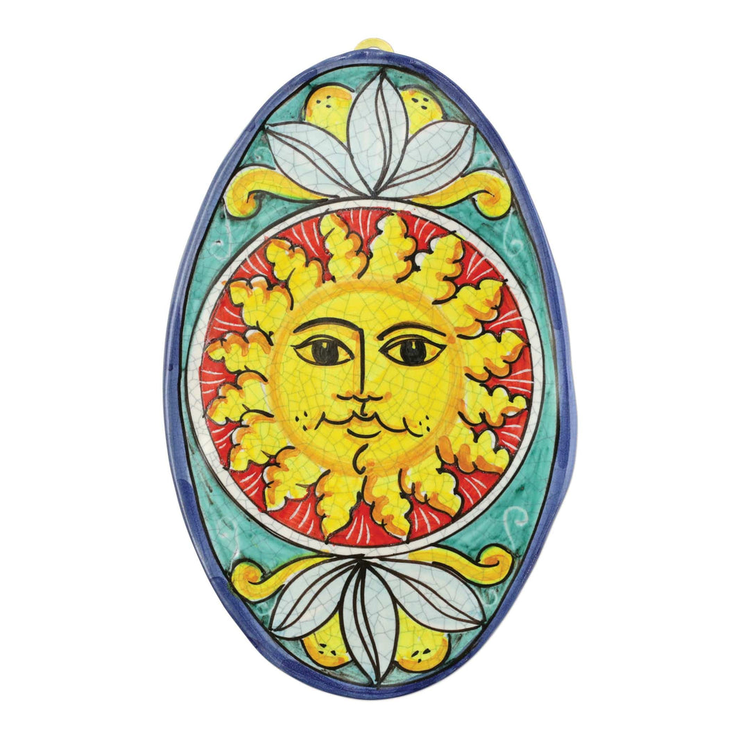 First Stones Sun Oval Wall Plaque