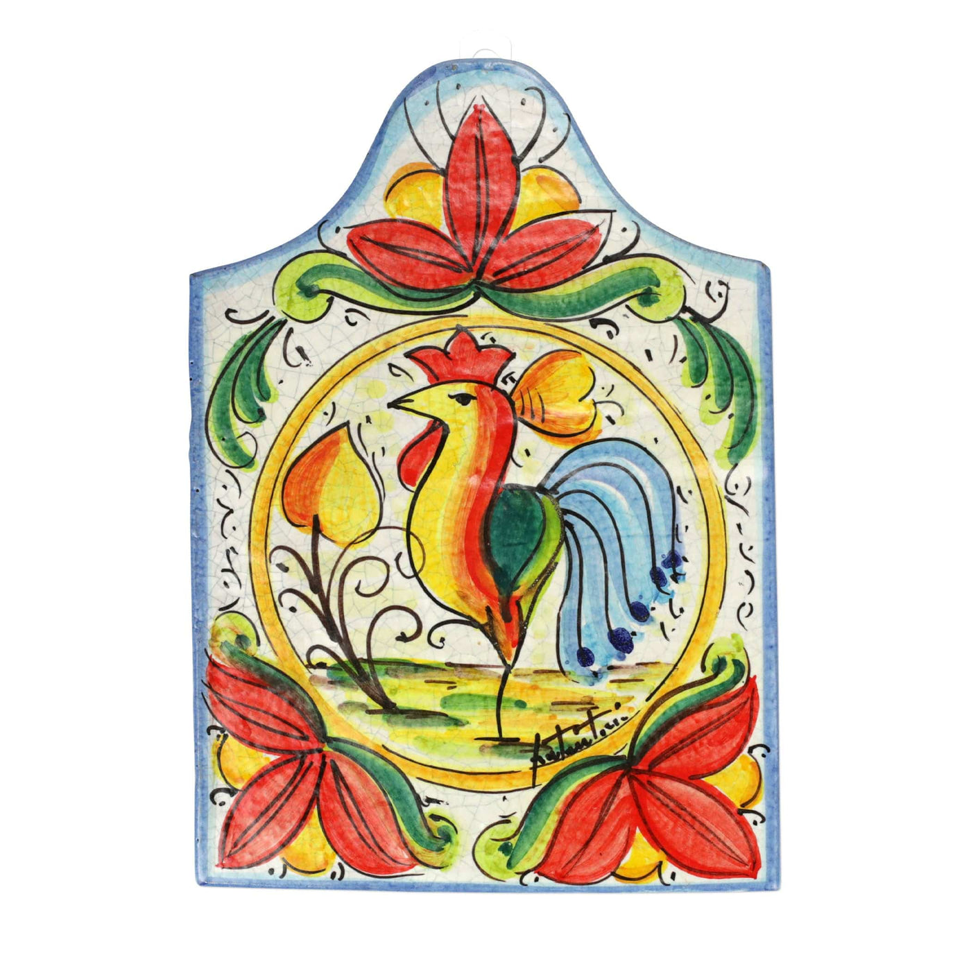 First Stones Rooster Wall Plaque