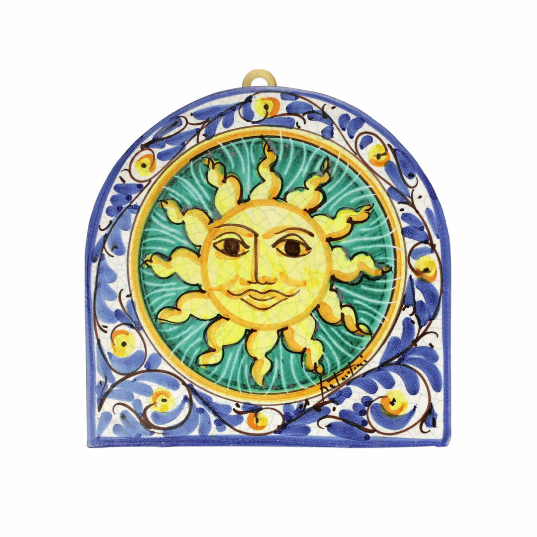 First Stones Sicilian Sun Wall Plaque