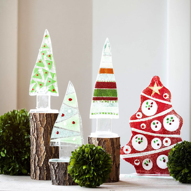 Glass Trees and Angels Zigzag Small Tree