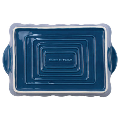 Italian Bakers Blue Large Rectangular Baker by VIETRI