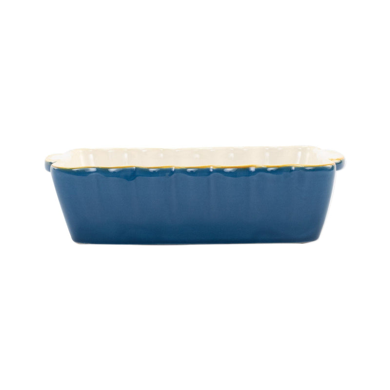 Italian Bakers Blue Small Rectangular Baker by VIETRI