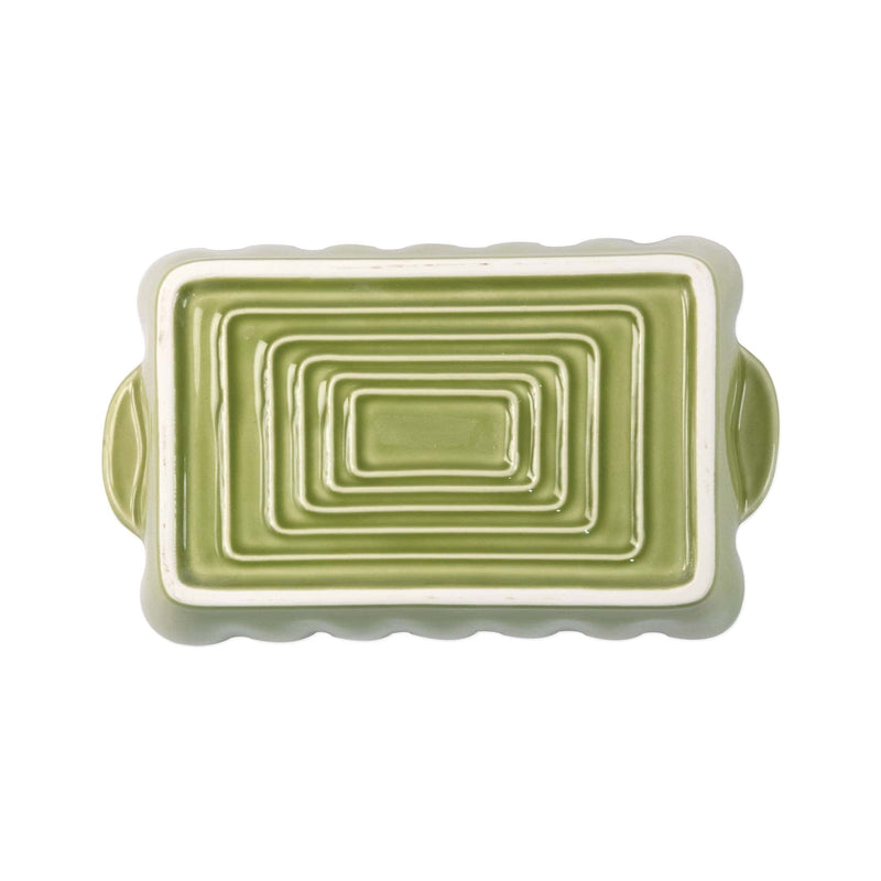 Italian Bakers Green Small Rectangular Baker by VIETRI