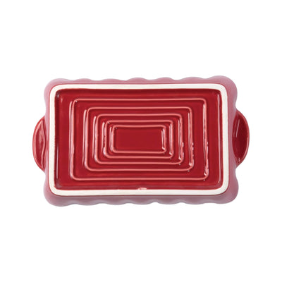 Italian Bakers Red Small Rectangular Baker by VIETRI