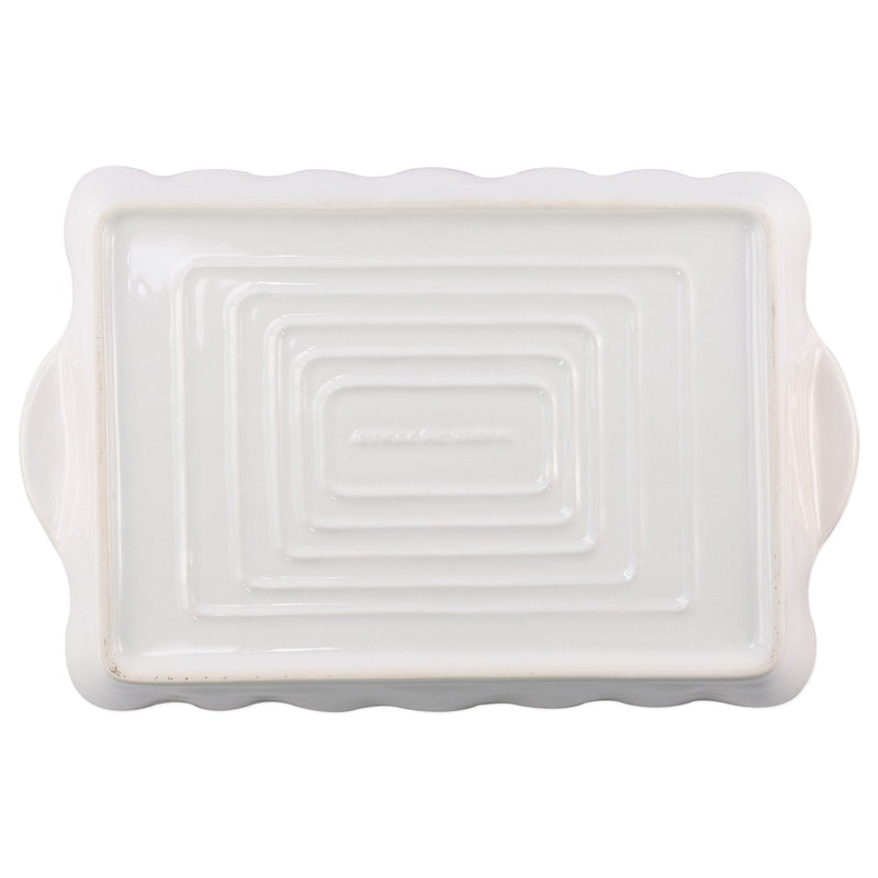 Italian Bakers White Large Rectangular Baker by VIETRI