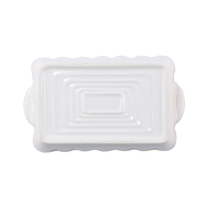 Italian Bakers White Small Rectangular Baker by VIETRI