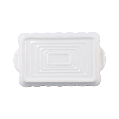 Italian Bakers White Small Rectangular Baker by VIETRI