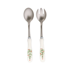 Lastra Holiday Salad Server Set - Gift Boxed by VIETRI