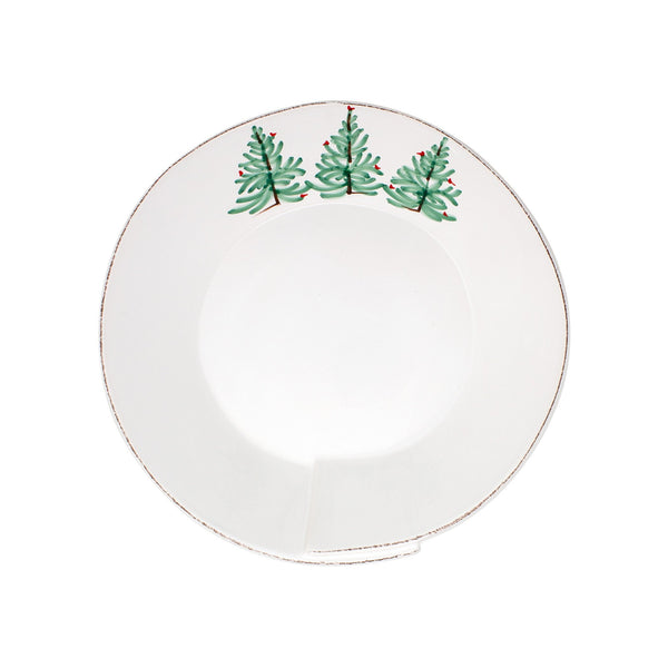 Lastra Holiday Medium Shallow Serving Bowl by VIETRI