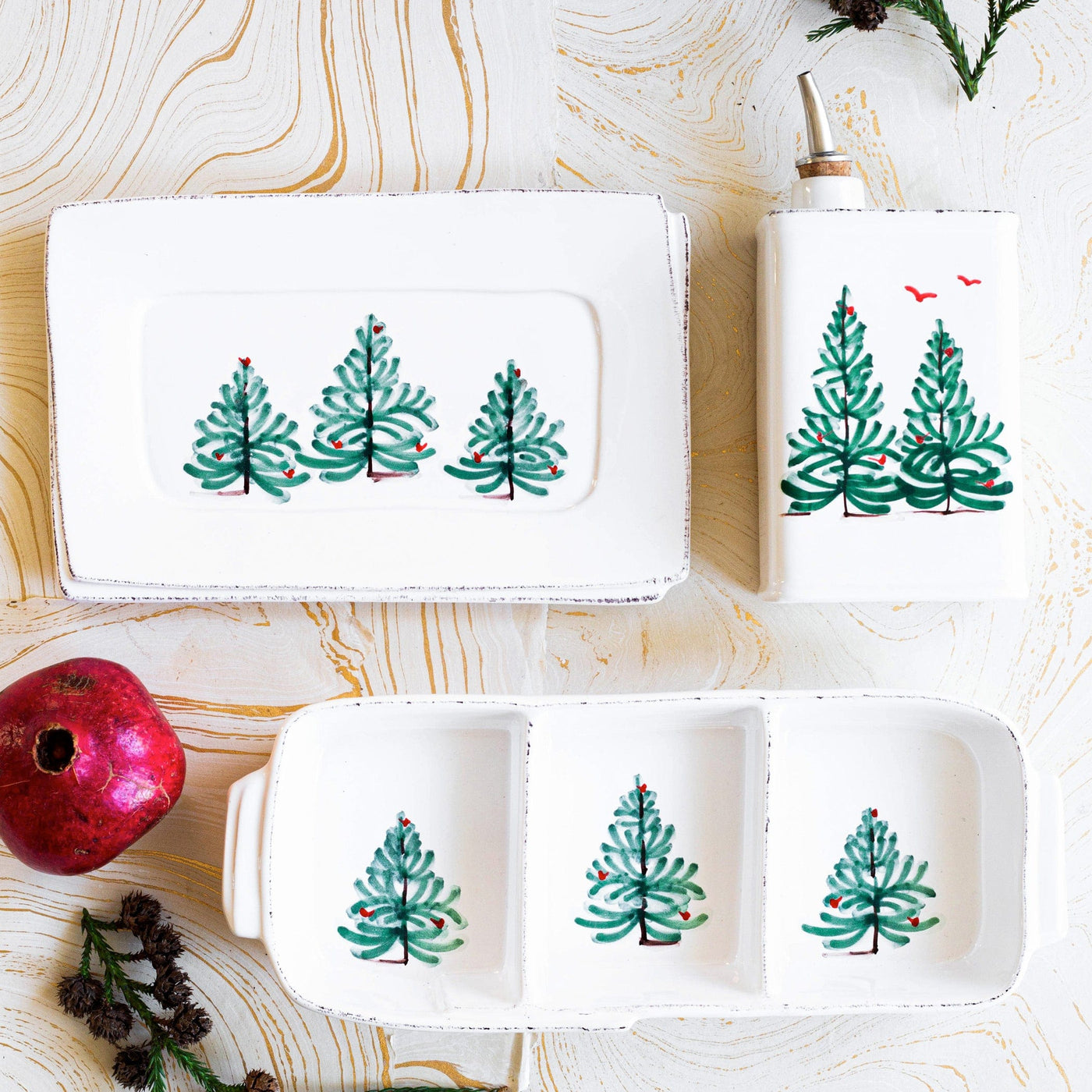 Lastra Holiday Small Rectangular Tray