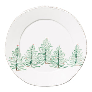 Lastra Holiday Round Platter by VIETRI