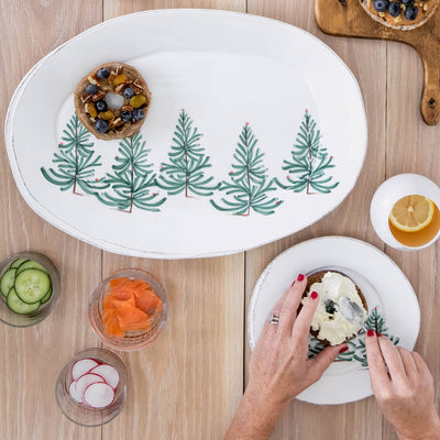 Lastra Holiday Small Oval Platter