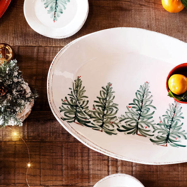 Lastra Holiday Oval Platter