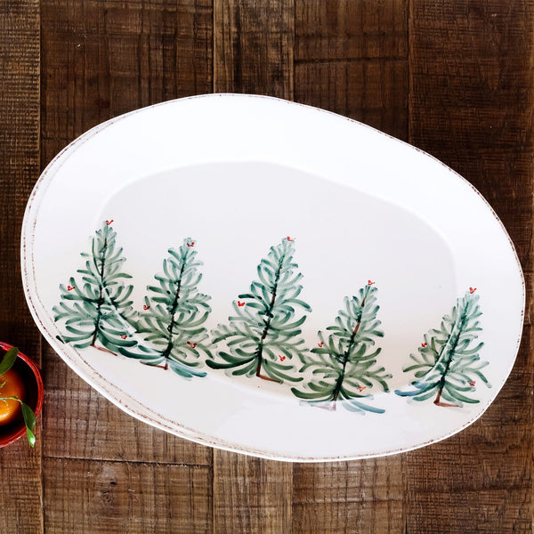 Lastra Holiday Oval Platter