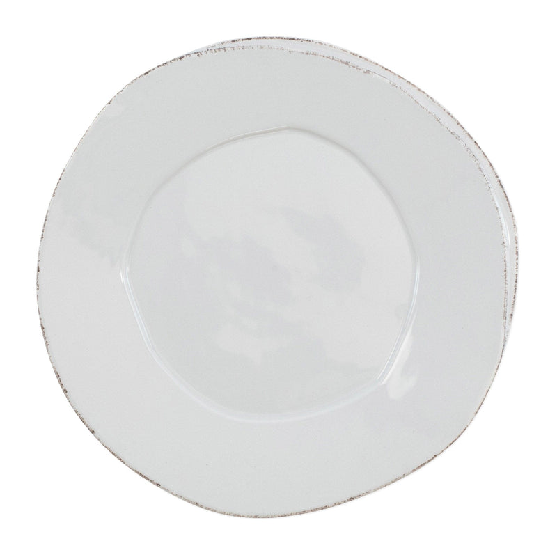 Lastra Light Gray Dinner Plate by VIETRI