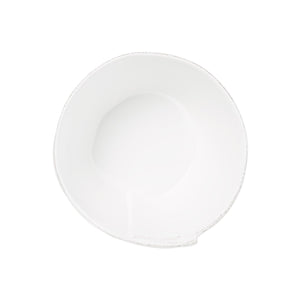 Lastra White Medium Stacking Serving Bowl by VIETRI