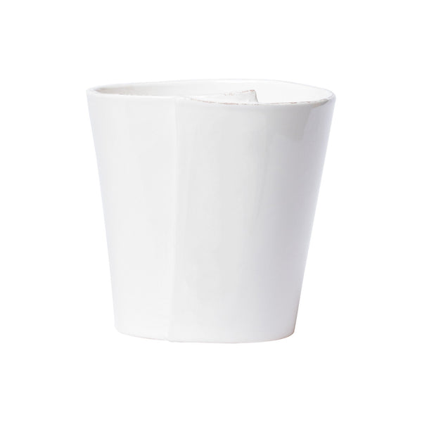 Lastra White Utensil Holder by VIETRI