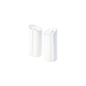 Lastra White Salt and Pepper by VIETRI