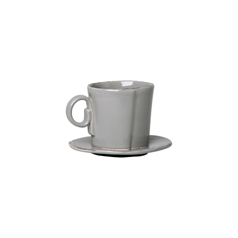 Lastra  Espresso Cup and Saucer by VIETRI