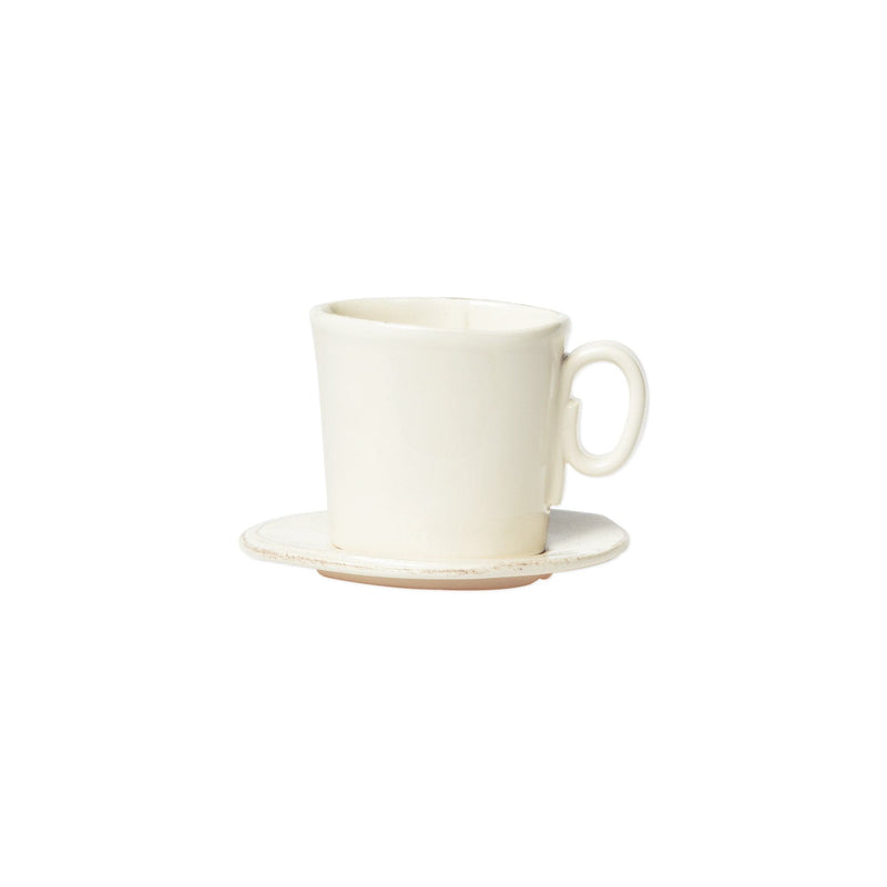 Lastra  Espresso Cup and Saucer by VIETRI