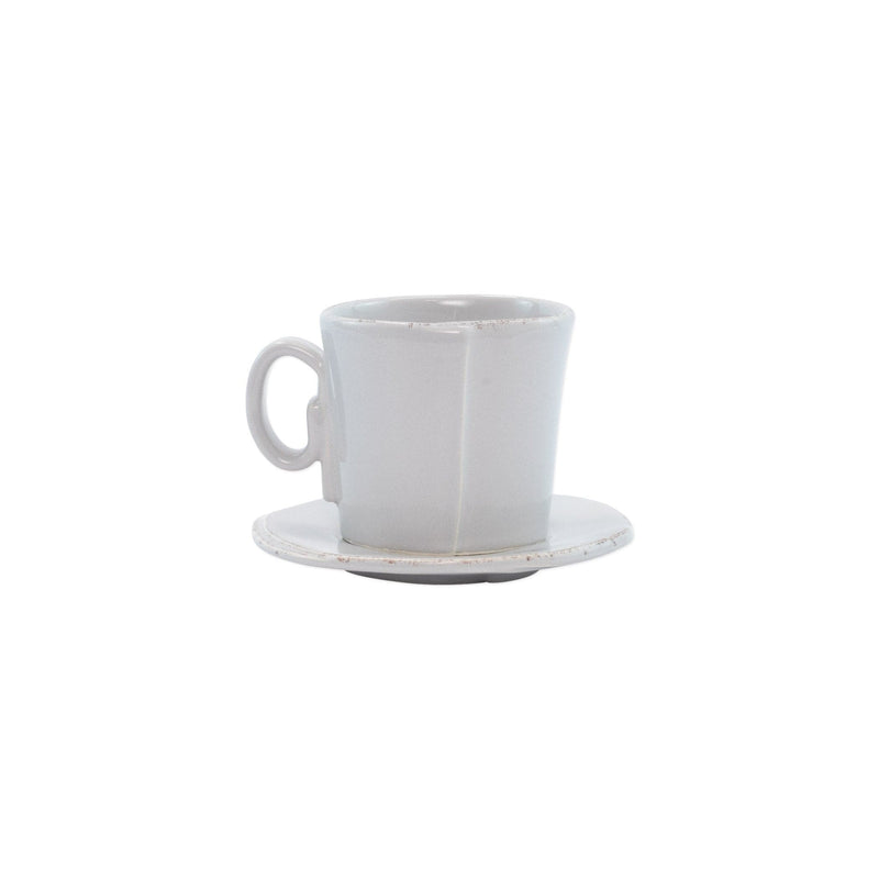 Lastra  Espresso Cup and Saucer by VIETRI