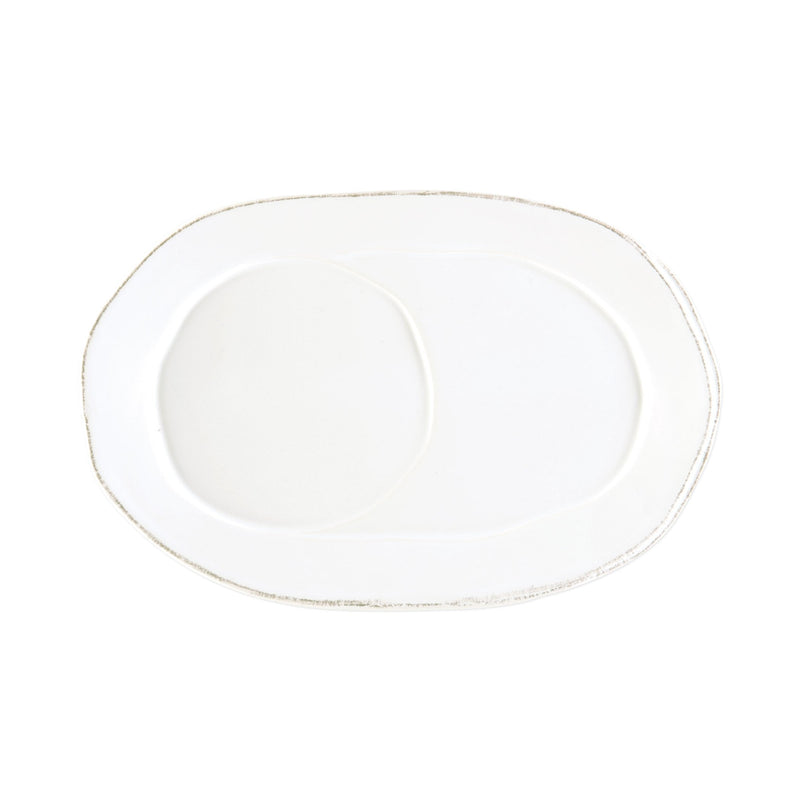 Lastra Oval Tray by VIETRI